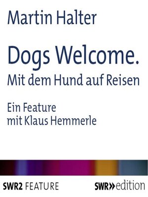 cover image of Dogs Welcome